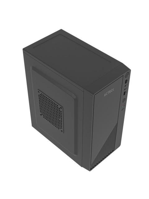 GABINETE ACTECK KIOTO GC220F MINI-TOWER MICRO-ATX-MINI-ITX USB 2.0 CON FUENTE DE 500W SIN VENTILADORES INSTALADOS NEGRO - Imagen 2