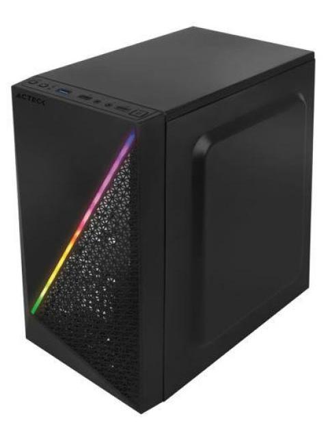 GABINETE ACTECK KYOTO GC460 CON VENTANA MICRO-TOWER MICRO ATX-MINI-ATX CON FUENTE DE 500W SIN VENTILADORES INSTALADOS NEGRO - Imagen 3