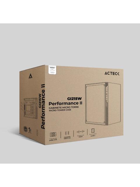 GABINETE ACTECK PERFORMANCE II GI215W CON VENTANA MICRO-TOWER MICRO-ATX-MINI ATX USB 2.0 CON FUENTE DE 500W SIN VENTILADORES INSTALADOS NEGRO - Imagen 6