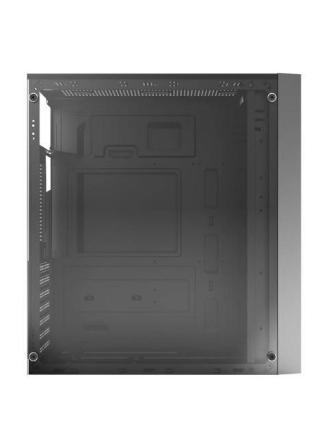GABINETE ACTECK VIKEN GM434 CON VENTANA RGB MIDI-TOWER ATX-MICRO-ATX-MINI-ATX USB 2.0 CON FUENTE DE 500W SIN VENTILADORES INSTALADOS NEGRO - Imagen 3