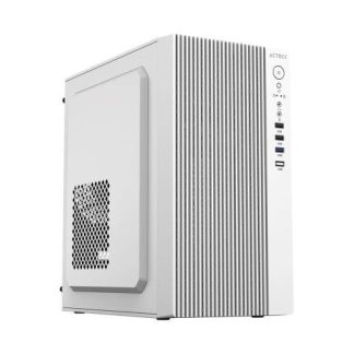 GABINETE ACTECK ZENITH GI656 MINI-TOWER MICRO-ATX-MINI-ITX USB 2.0-3.0 CON FUENTE DE 500W 1 VENTILADOR INSTALADO BLANCO