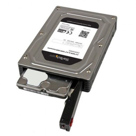 STARTECH GABINETE ADAPTADOR DE DISCO DURO O SSD 2.5 SATA HASTA 12.5MM DE ALTURA PARA BAHIA DE 3.5 - Imagen 5