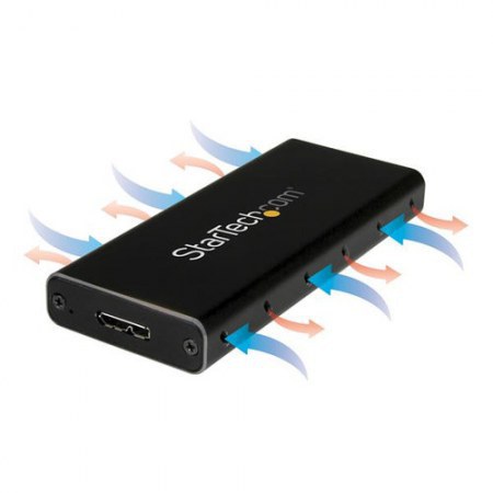 STARTECH GABINETE ADAPTADOR M.2 NGFF - USB 3.1 CON CARCASA PROTECTORA