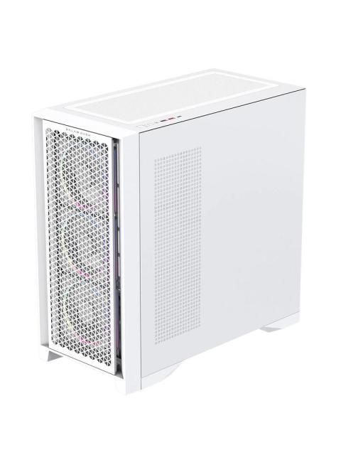 GABINETE BALAM RUSH CARBONO POLAR TWIN MATE 9900 MIDI-TOWER ATX-MICRO-ATX-ITX USB 2.0-3.0 SIN FUENTE 2 VENTILADORES INSTALADOS BLANCO - Imagen 9