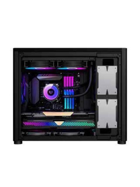 GABINETE BALAM RUSH ERIS JET GI985 CON VENTANA MICRO-TOWER MICRO-ATX-ITX USB 3.0 SIN FUENTE SIN VENTILADORES INSTALADOS NEGRO - Imagen 3