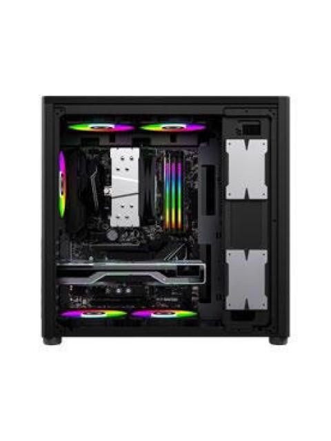 GABINETE BALAM RUSH ERIS JET GM985 CON VENTANA MIDI-TOWER ATX-MICRO-ATX-ITX USB 3.0 SIN FUENTE SIN VENTILADORES INSTALADOS NEGRO - Imagen 3