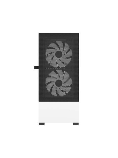 GABINETE BALAM RUSH NITROX AIRCOOL 5500ABW MIDI-TOWER MICRO-ATX-MINI-ITX-ATX USB 2.0-3.0 SIN FUENTE 3 VENTILADORES ARGB INSTALADOS NEGRO - Imagen 3