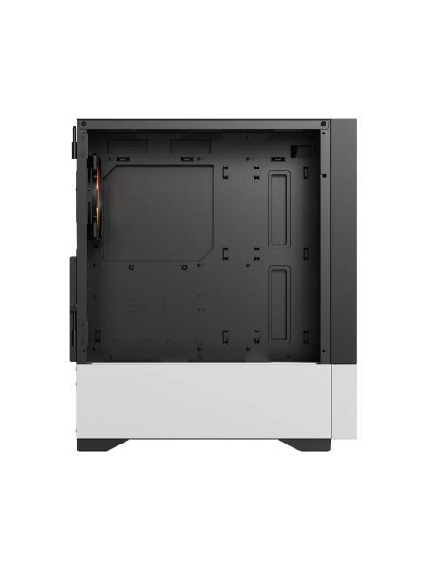 GABINETE BALAM RUSH NITROX AIRCOOL 5500ABW MIDI-TOWER MICRO-ATX-MINI-ITX-ATX USB 2.0-3.0 SIN FUENTE 3 VENTILADORES ARGB INSTALADOS NEGRO - Imagen 5