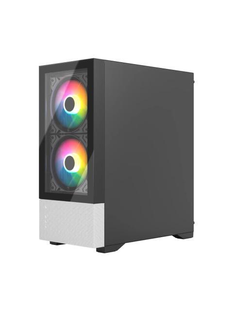 GABINETE BALAM RUSH NITROX CRYSTAL 5500 CBW MIDI-TOWER MICRO-ATX-MINI-ITX USB 2.0-3.0 SIN FUENTE 3 VENTILADORES INSTALADOS NEGRO-BLANCO - Imagen 4