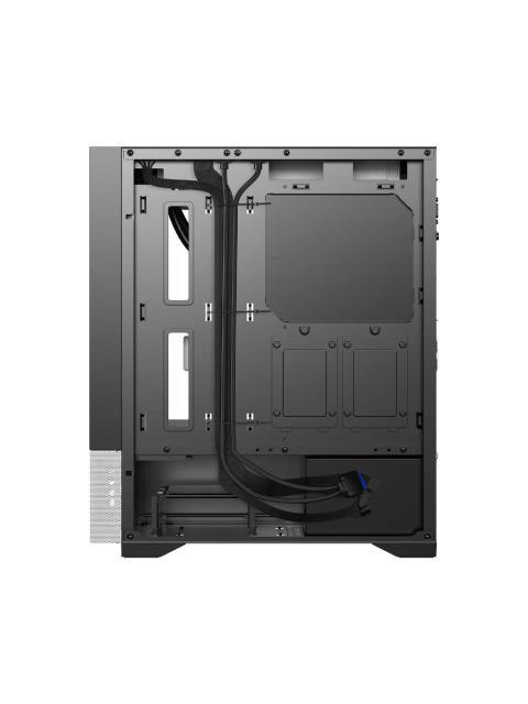 GABINETE BALAM RUSH NITROX CRYSTAL 5500 CBW MIDI-TOWER MICRO-ATX-MINI-ITX USB 2.0-3.0 SIN FUENTE 3 VENTILADORES INSTALADOS NEGRO-BLANCO - Imagen 5
