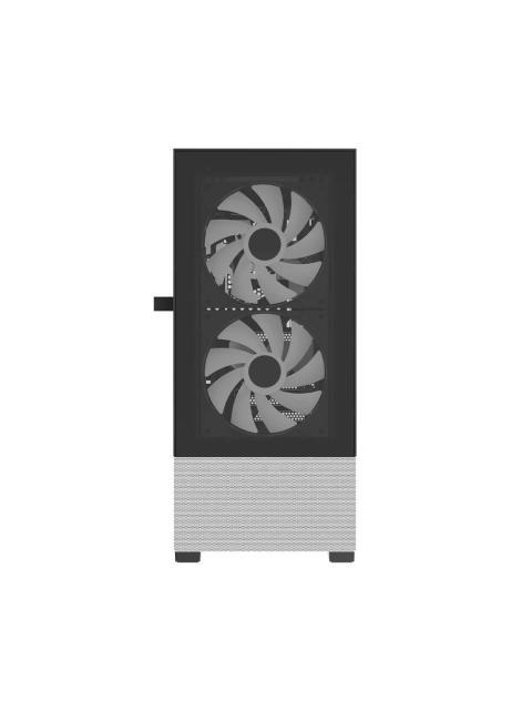 GABINETE BALAM RUSH NITROX CRYSTAL 5500 CBW MIDI-TOWER MICRO-ATX-MINI-ITX USB 2.0-3.0 SIN FUENTE 3 VENTILADORES INSTALADOS NEGRO-BLANCO - Imagen 6