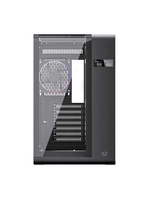 GABINETE BALAM RUSH TANK EXPERT CURVE 7400 MIDI-TOWER ATX-MICRO-ATX-MINI-ITX USB 2.0-3.0 SIN FUENTE 4 VENTILADORES INSTALADOS NEGRO - Imagen 3
