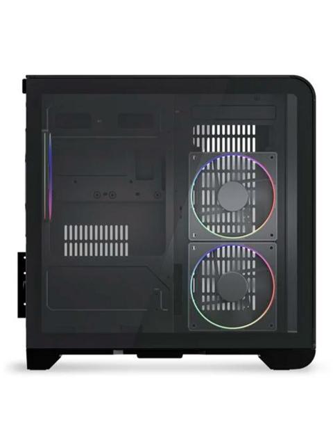 GABINETE BALAM RUSH THANK EXPERT CURVE 6400 MINI-TOWER MICRO-ATX-MINI-ITX USB 2.0-3.0 SIN FUENTE 3 VENTILADORES INSTALADOS NEGRO - Imagen 3