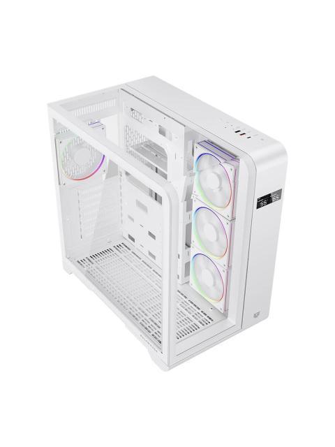 GABINETE BALAM RUSH THANK EXPERT CURVE 7400 MIDI-TOWER ATX-MICRO-ATX-MINI-ITX USB 2.0-3.0 SIN FUENTE 4 VENTILADORES INSTALADOS BLANCO - Imagen 2