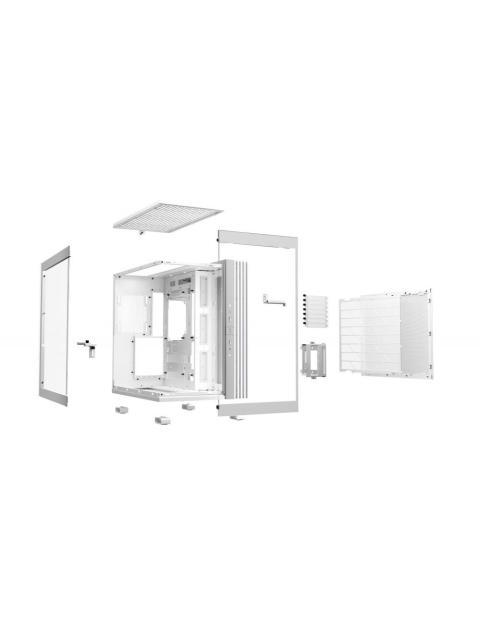 GABINETE BE QUIET! LIGHT BASE 600 DX MIDI-TOWER ATX-MICRO-ATX-MINI-ITX USB 3.0 SIN FUENTE SIN VENTILADORES INSTALADOS BLANCO - Imagen 4