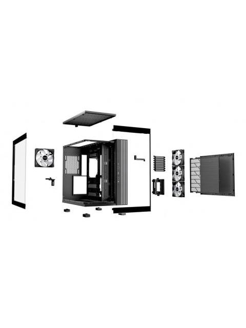 GABINETE BE QUIET! LIGHT BASE 600 LX MIDI-TOWER ATX-MICRO-ATX-MINI-ITX USB 3.0 SIN FUENTE 4 VENTILADORES INSTALADOS NEGRO - Imagen 4