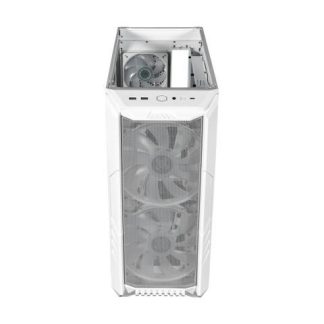 GABINETE COOLER MASTER MASTERBOX HAF 500 CON VENTANA ARGB MIDI TOWER ITX-MICRO-ATX-ATX-SSI CEB-E-ATX USB 3.0 SIN FUENTE BLANCO