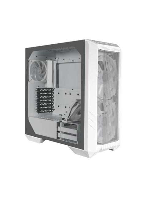 GABINETE COOLER MASTER MASTERBOX HAF 500 CON VENTANA ARGB MIDI TOWER ITX-MICRO-ATX-ATX-SSI CEB-E-ATX USB 3.0 SIN FUENTE BLANCO - Imagen 3