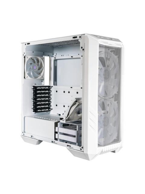 GABINETE COOLER MASTER MASTERBOX HAF 500 CON VENTANA ARGB MIDI TOWER ITX-MICRO-ATX-ATX-SSI CEB-E-ATX USB 3.0 SIN FUENTE BLANCO - Imagen 4