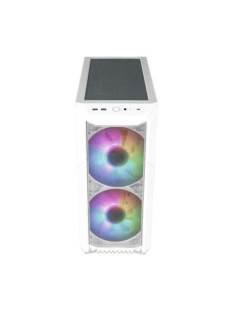 GABINETE COOLER MASTER MASTERBOX HAF 500 CON VENTANA ARGB MIDI TOWER ITX-MICRO-ATX-ATX-SSI CEB-E-ATX USB 3.0 SIN FUENTE BLANCO - Imagen 5