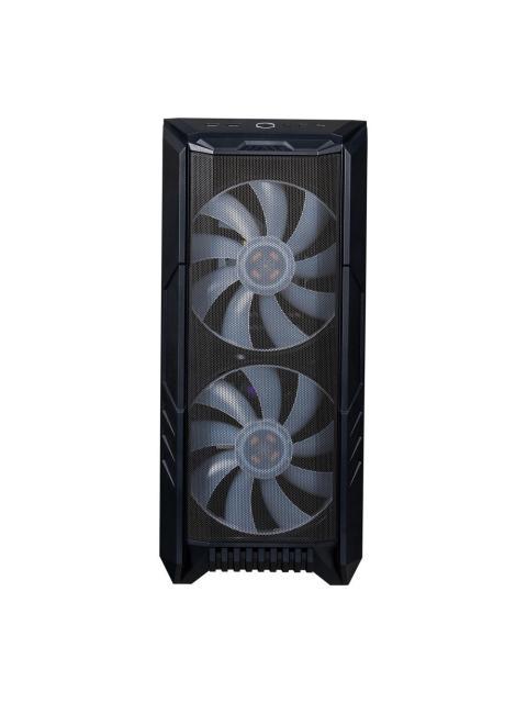 GABINETE COOLER MASTER MASTERBOX HAF 500 CON VENTANA ARGB MIDI TOWER ITX-MICRO-ATX-ATX-SSI CEB-E-ATX USB 3.0 SIN FUENTE NEGRO