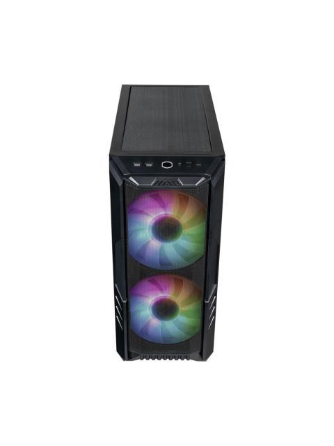 GABINETE COOLER MASTER MASTERBOX HAF 500 CON VENTANA ARGB MIDI TOWER ITX-MICRO-ATX-ATX-SSI CEB-E-ATX USB 3.0 SIN FUENTE NEGRO - Imagen 5