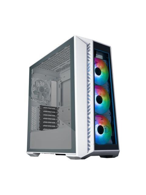 GABINETE COOLER MASTER MASTERBOX MB520 ARGB BLANCO MIDI-TOWER ATX-EATX-MICRO-ATX-MINI-ITX-SSI-CEB USB 3.0 SIN FUENTE 4 VENTILADORES INSTALADOS BLANCO - Imagen 3