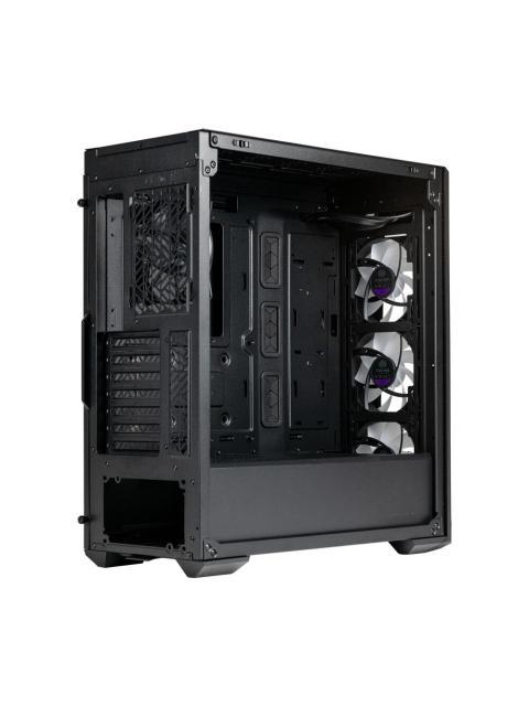 GABINETE COOLER MASTER MASTERBOX MB520 ARGB MIDI-TOWER ATX-EATX-MICRO-ATX-MINI-ITX-SSI-CEB USB 3.0 SIN FUENTE 4 VENTILADORES INSTALADOS NEGRO - Imagen 5