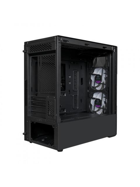 GABINETE COOLER MASTER MASTERBOX TD300 MESH CON VENTANA ARGB MINI TOWER MINI-ITX-MICRO-ATX USB 3.0 SIN FUENTE 2 VENTILADORES ARGB INSTALADOS NEGRO - Imagen 5