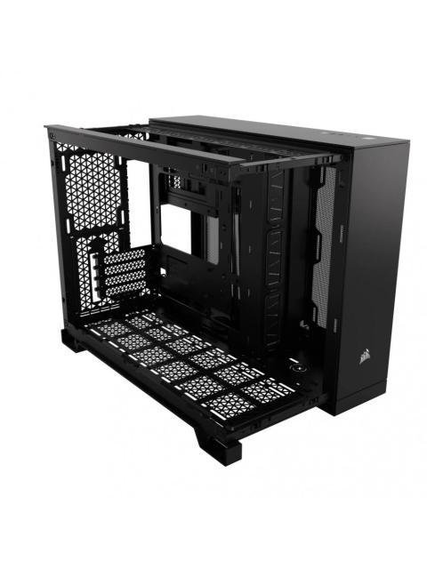GABINETE CORSAIR CC-9011263-WW MIDI-TOWER MICRO-ATX-MINI-ITX USB 3.0 SIN FUENTE SIN VENTILADORES INSTALADOS NEGRO - Imagen 3