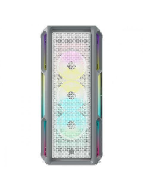 GABINETE CORSAIR ICUE 5000T CON VENTANA MIDI TOWER ATX-EATX-MICRO ATX USB 3.1 SIN FUENTE BLANCO - Imagen 3