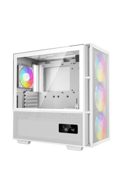 GABINETE DEEPCOOL CH560 DIGITAL WH MIDI-TOWER ATX-EATX-MICRO-ATX-MINI-ITX USB 3.0 SIN FUENTE 4 VENTILADORES INSTALADOS BLANCO - Imagen 2