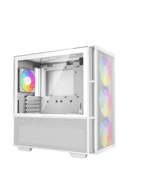 GABINETE DEEPCOOL CH560 MIDI-TOWER ATX-EATX-MICRO-ATX-MINI-ITX USB 3.0 SIN FUENTE 4 VENTILADORES INSTALADOS BLANCO - Imagen 2