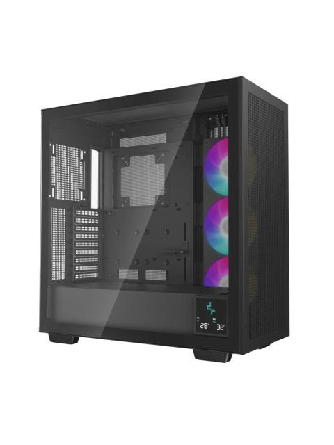 GABINETE DEEPCOOL RMORPHEUS COMPATIBILIDAD ATX; EATX GPU DE HASTA 480MM. INCLUYE 3 VENTILADORES ARGB 140 MM. CAPACIDAD 9 VENTILADORES DE 120MM O 140MM - Imagen 4