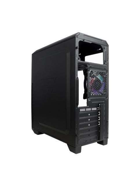 GABINETE GAME FACTOR CSG300 MIDI-TOWER ATX-MICRO-ATX-MINI-ITX USB 2.0-3.0 SIN FUENTE 1 VENTILADOR INSTALADO NEGRO - Imagen 4