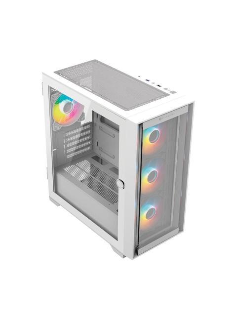 GABINETE GAMER MINI TORRE CARBONO TWIN MATE 6000 LEGEND SERIES - Imagen 3