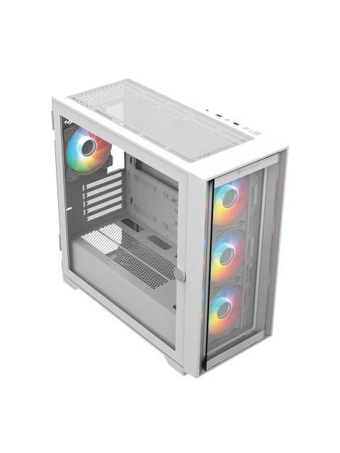 GABINETE GAMER MINI TORRE CARBONO TWIN MATE 8000 LEGEND SERIES - Imagen 2