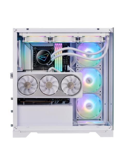 GABINETE GAMER XPG INVADER X CON VENTANA MIDI TOWER ATX-MICRO ATX-MINI-ITX USB 3.2 SIN FUENTE 5 VENTILADORES INSTALADOS BLANCO - ¡PRECIO ESPECIAL LIMITADO A 5 UNIDADES POR CLIENTE! - Imagen 2
