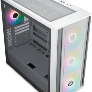 GABINETE GAMING COOLER MASTER MASTERBOX 600 ARGB (MB600KGNNS00) COLOR BLANCO
