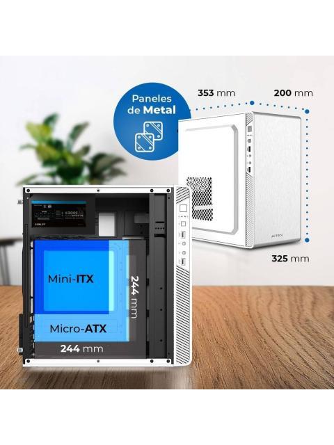 GABINETE MICRO TORRE PERFORMANCE II GI215F ESSENTIAL SERIES FACTOR MICRO ATX MINI ITX SOPORTE PARA VENTILADORES SUPERIOR 2X120MM NO INCLUIDOS 1X120MM - Imagen 4
