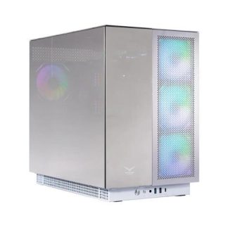 GABINETE NACEB AETHER FULL TOWER ATX-EATX-MICRO-ATX-MINI-ITX USB 3.0 SIN FUENTE 4 VENTILADORES INSTALADOS BLANCO