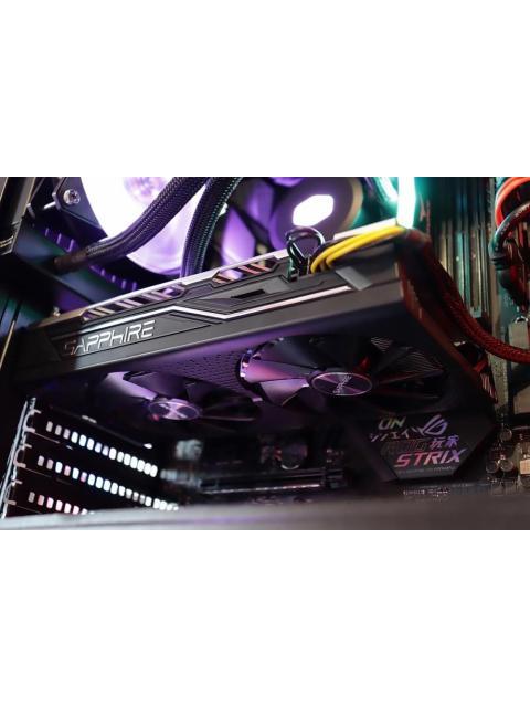 GABINETE NACEB HYDRA CON VENTANA RGB FULL-TOWER ATX USB 2.0-3.0 SIN FUENTE 3 VENTILADORES RGB INSTALADOS NEGRO - Imagen 5