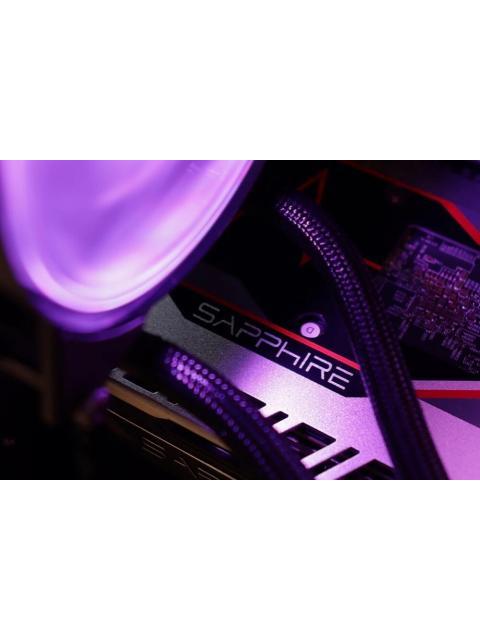 GABINETE NACEB HYDRA CON VENTANA RGB FULL-TOWER ATX USB 2.0-3.0 SIN FUENTE 3 VENTILADORES RGB INSTALADOS NEGRO - Imagen 6