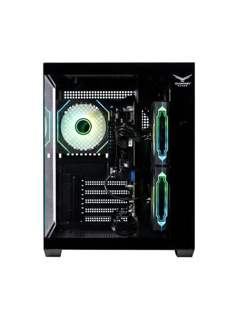 GABINETE NACEB NA-0636N MINI-TOWER MICRO-ATX-MINI-ITX USB 2.0 SIN FUENTE 3 VENTILADORES INSTALADOS NEGRO - Imagen 2