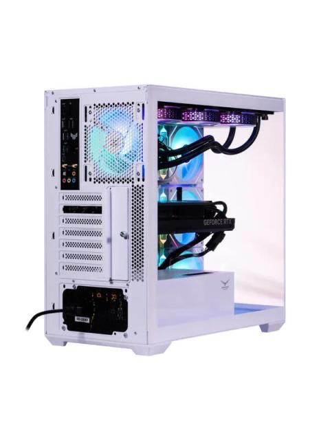 GABINETE NACEB NA-0637B MIDI-TOWER ATX-MICRO-ATX-MINI-ITX USB 3.0 SIN FUENTE 4 VENTILADORES INSTALADOS BLANCO - Imagen 3