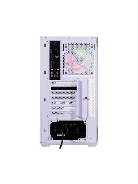 GABINETE NACEB NA-0637B MIDI-TOWER ATX-MICRO-ATX-MINI-ITX USB 3.0 SIN FUENTE 4 VENTILADORES INSTALADOS BLANCO - Imagen 4