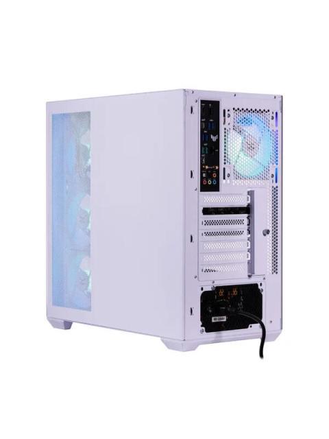 GABINETE NACEB NA-0637B MIDI-TOWER ATX-MICRO-ATX-MINI-ITX USB 3.0 SIN FUENTE 4 VENTILADORES INSTALADOS BLANCO - Imagen 5