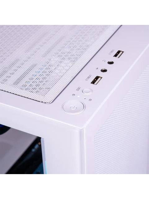 GABINETE NACEB NA-0637B MIDI-TOWER ATX-MICRO-ATX-MINI-ITX USB 3.0 SIN FUENTE 4 VENTILADORES INSTALADOS BLANCO - Imagen 9