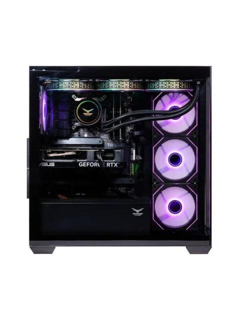 GABINETE NACEB NA-0637N MIDI-TOWER ATX-MICRO-ATX-MINI-ITX USB 3.0 SIN FUENTE 4 VENTILADORES INSTALADOS NEGRO - Imagen 2