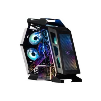 GABINETE NACEB OLYMPIAN MIDI-TOWER MICRO-ATX-MINI-ITX USB 2.0-3.0 SIN FUENTE 3 VENTILADORES INSTALADOS NEGRO